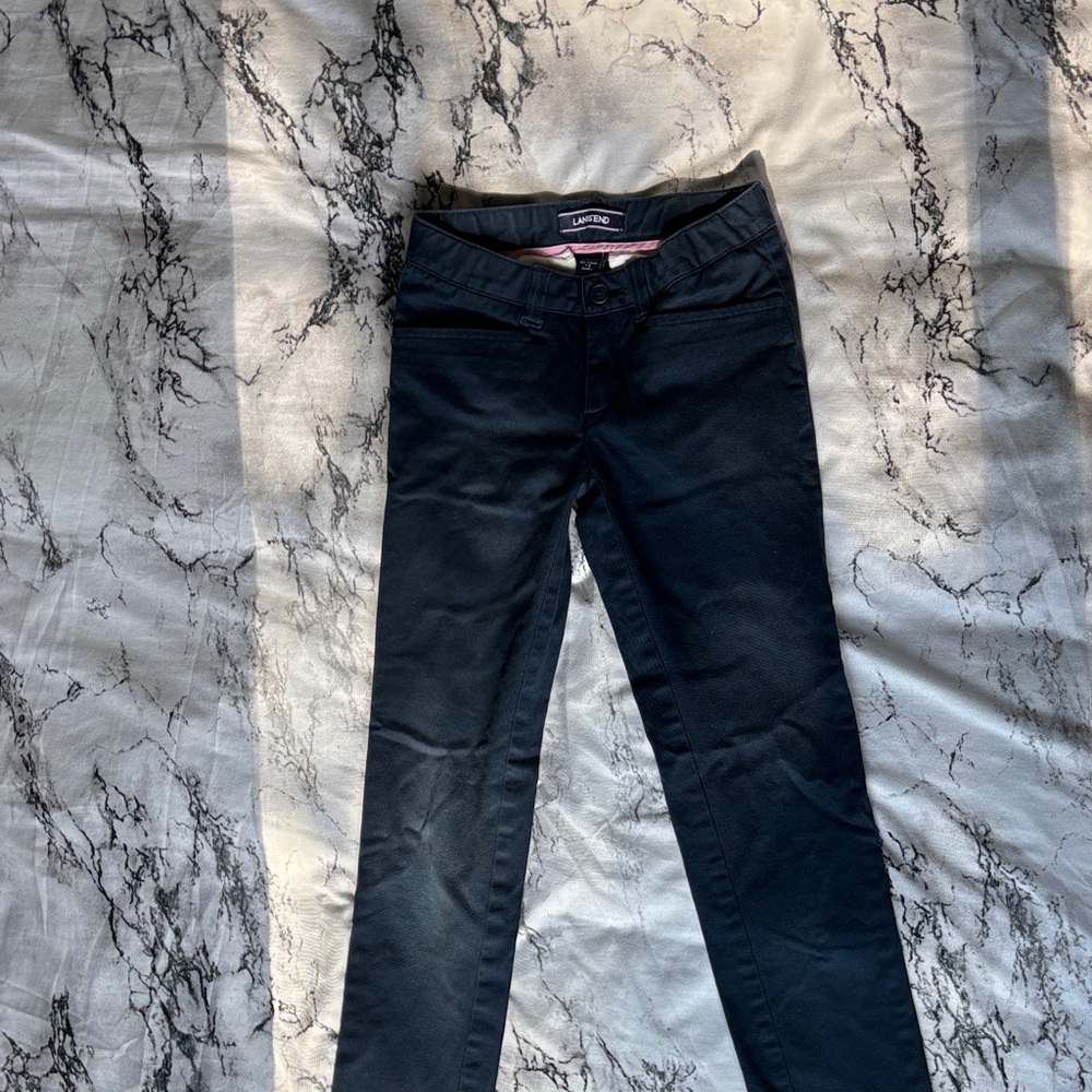 Lands' End Men's Navy Chinos